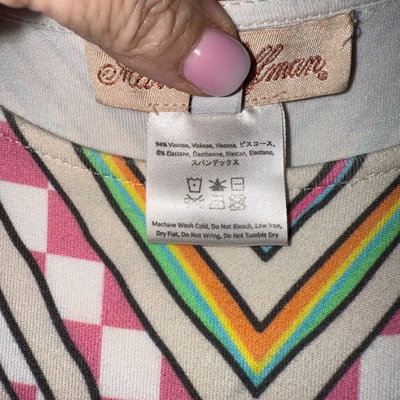 Mara Hoffman Colorful Geometric Sleeveless Swing Dress- 💥Size Medium💥 - Picture 6 of 6